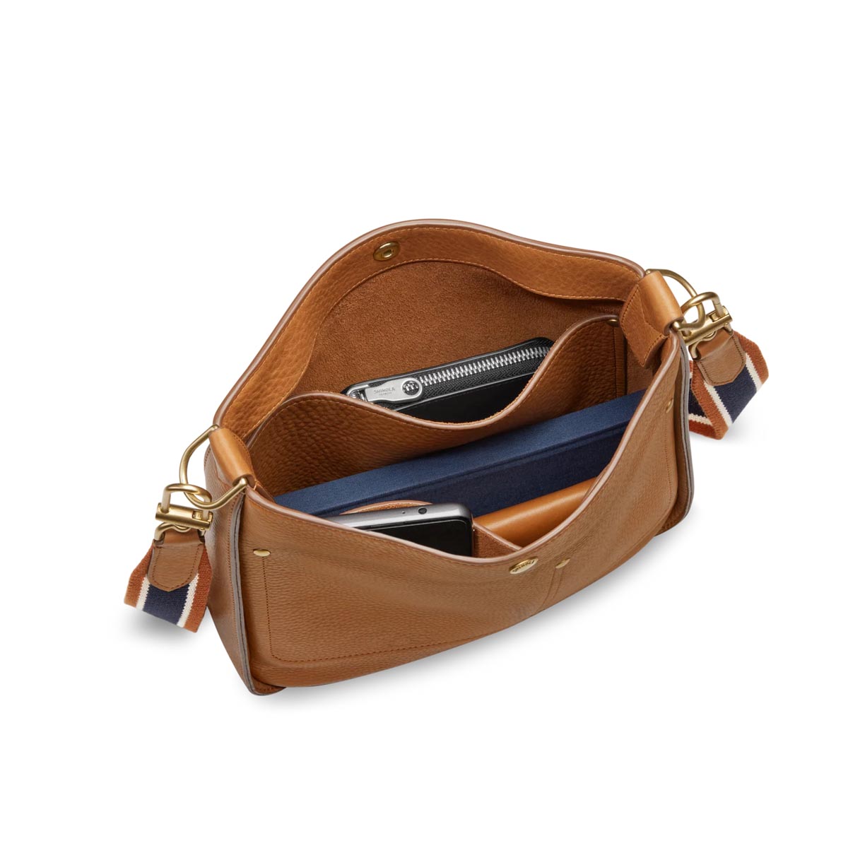 Shinola Tan Pocket Crossbody Bag