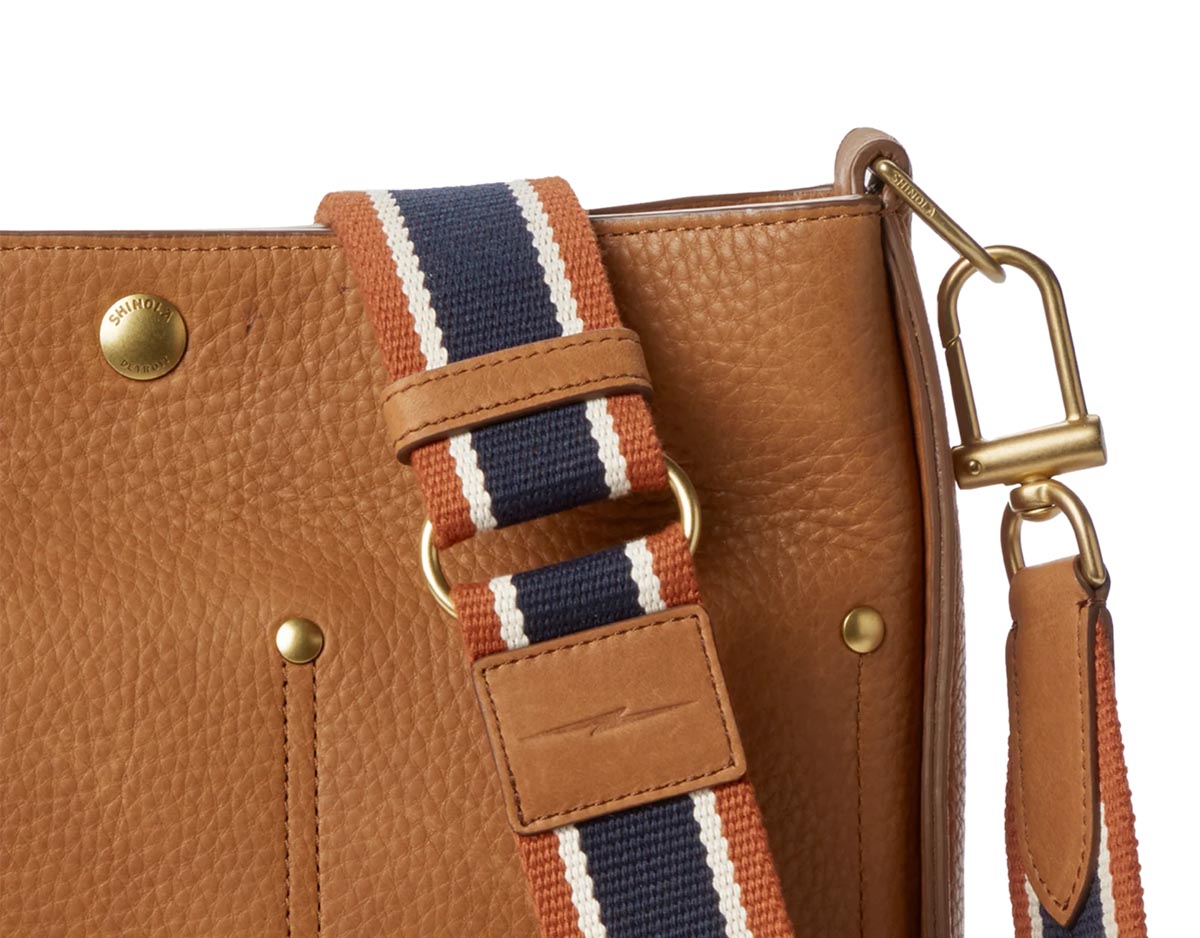 Shinola Tan Pocket Crossbody Bag