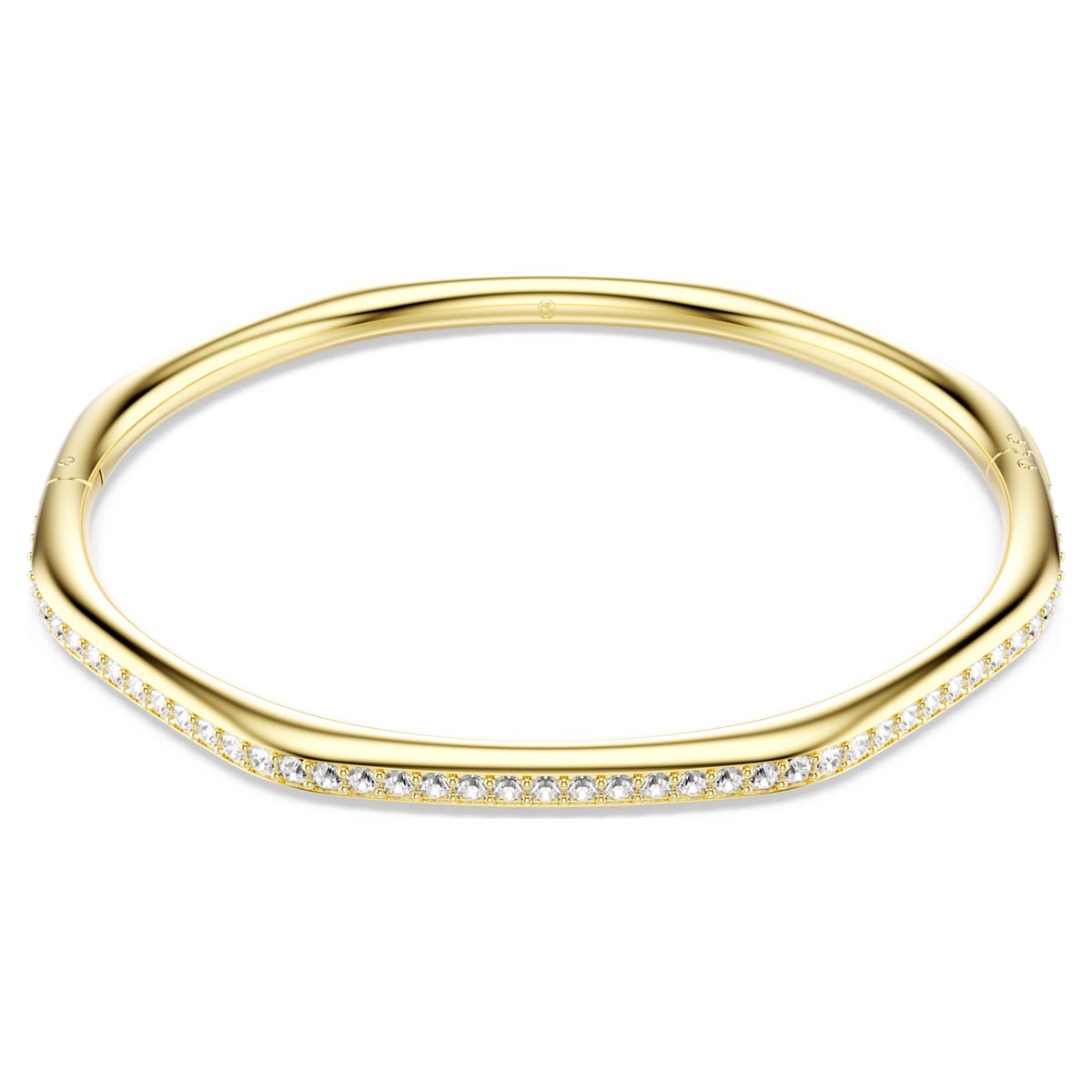 Swarovski Dextera Bangle Bracelet in Yellow Tone Plate