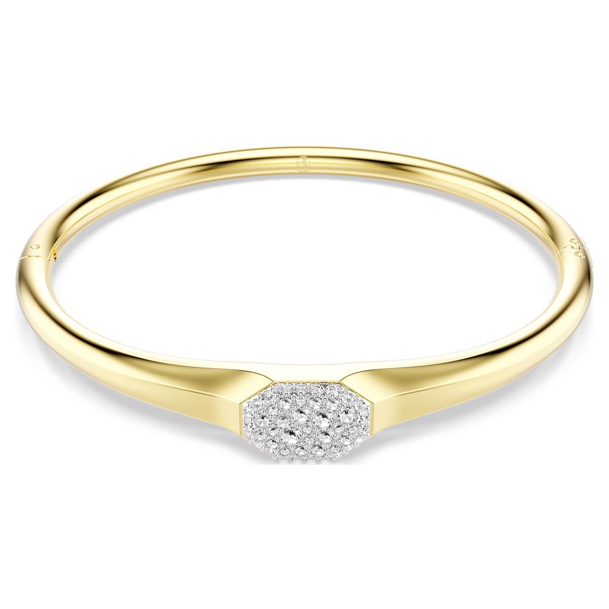 Swarovski Dextera Bangle Bracelet in Yellow Tone Plate