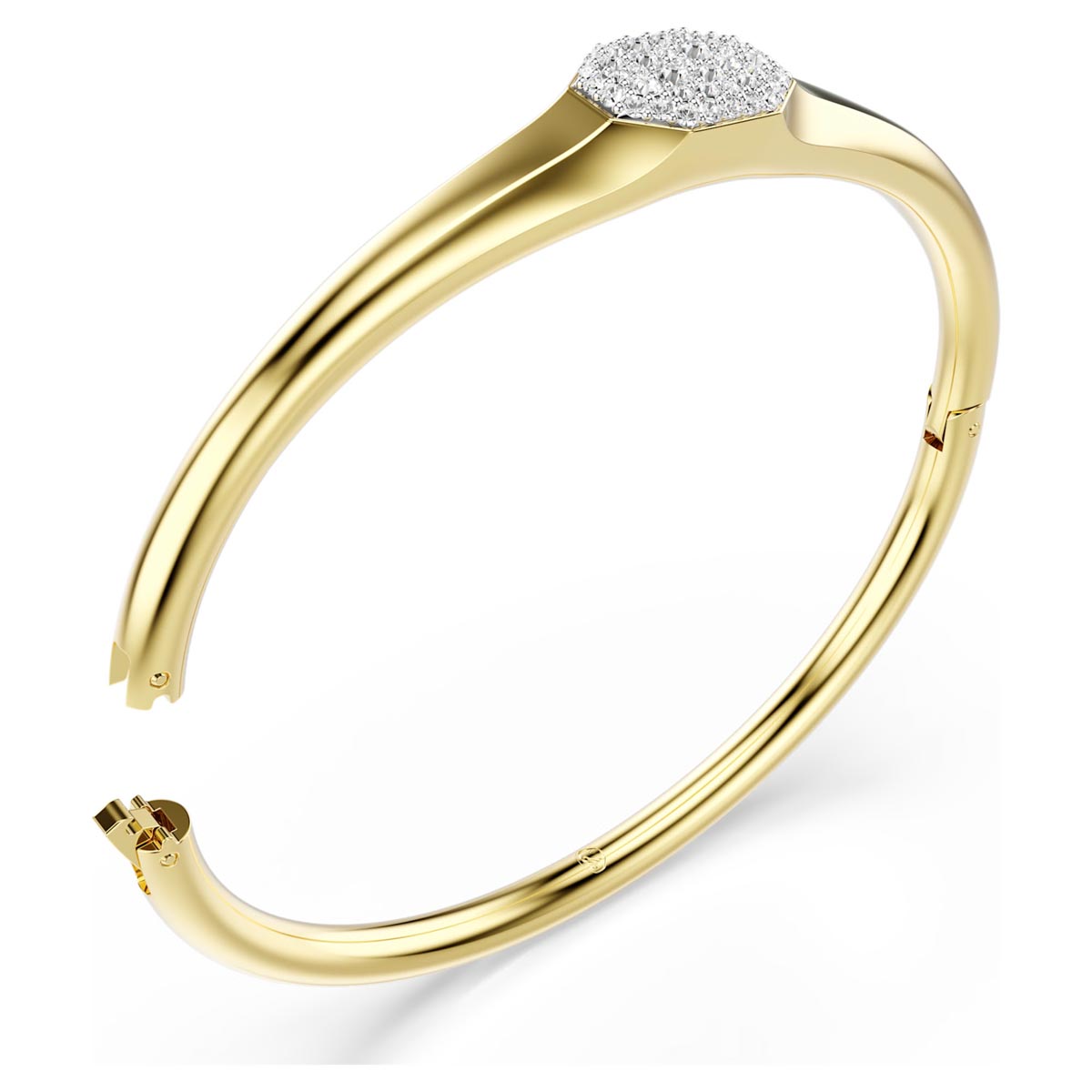 Swarovski Dextera Bangle Bracelet in Yellow Tone Plate