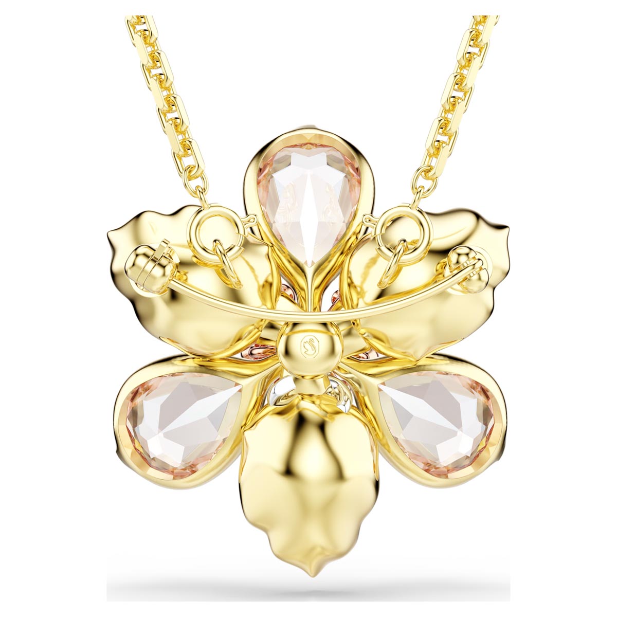 Swarovski Idyllia Necklace in Yellow Tone Plate
