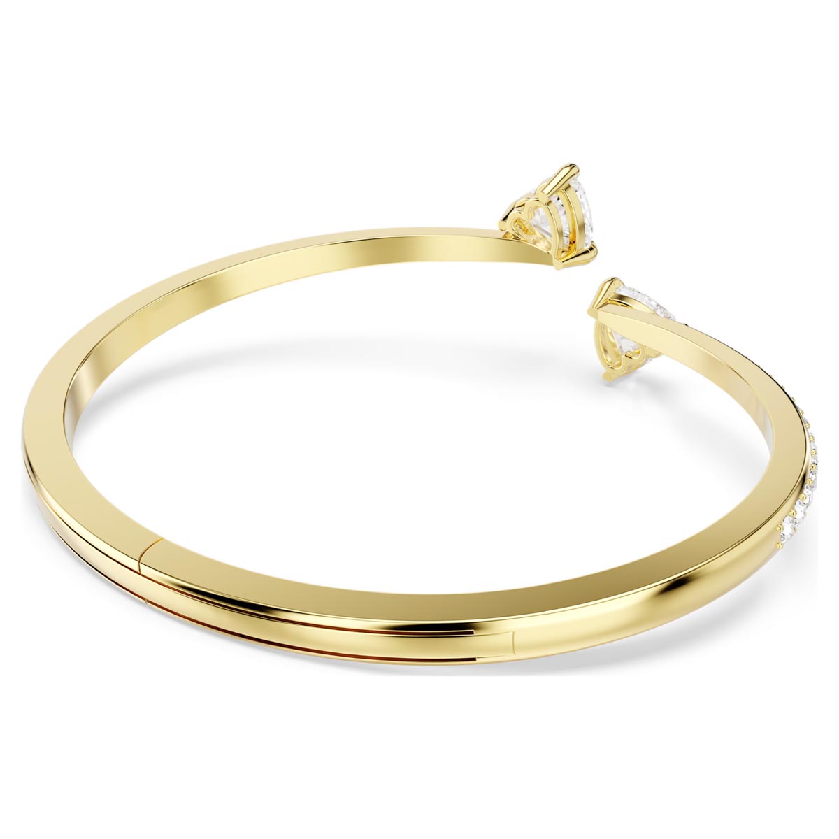 Swarovski Mesmera Bangle Bracelet in Yellow Tone Plate