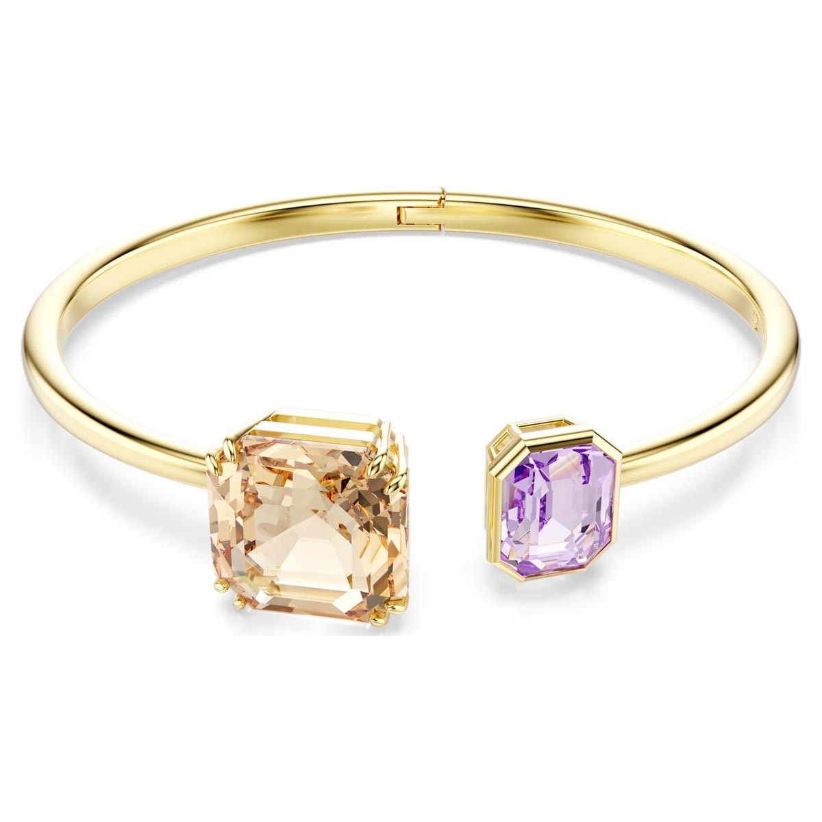 Swarovski Millenia Bangle Bracelet in Yellow Tone Metal