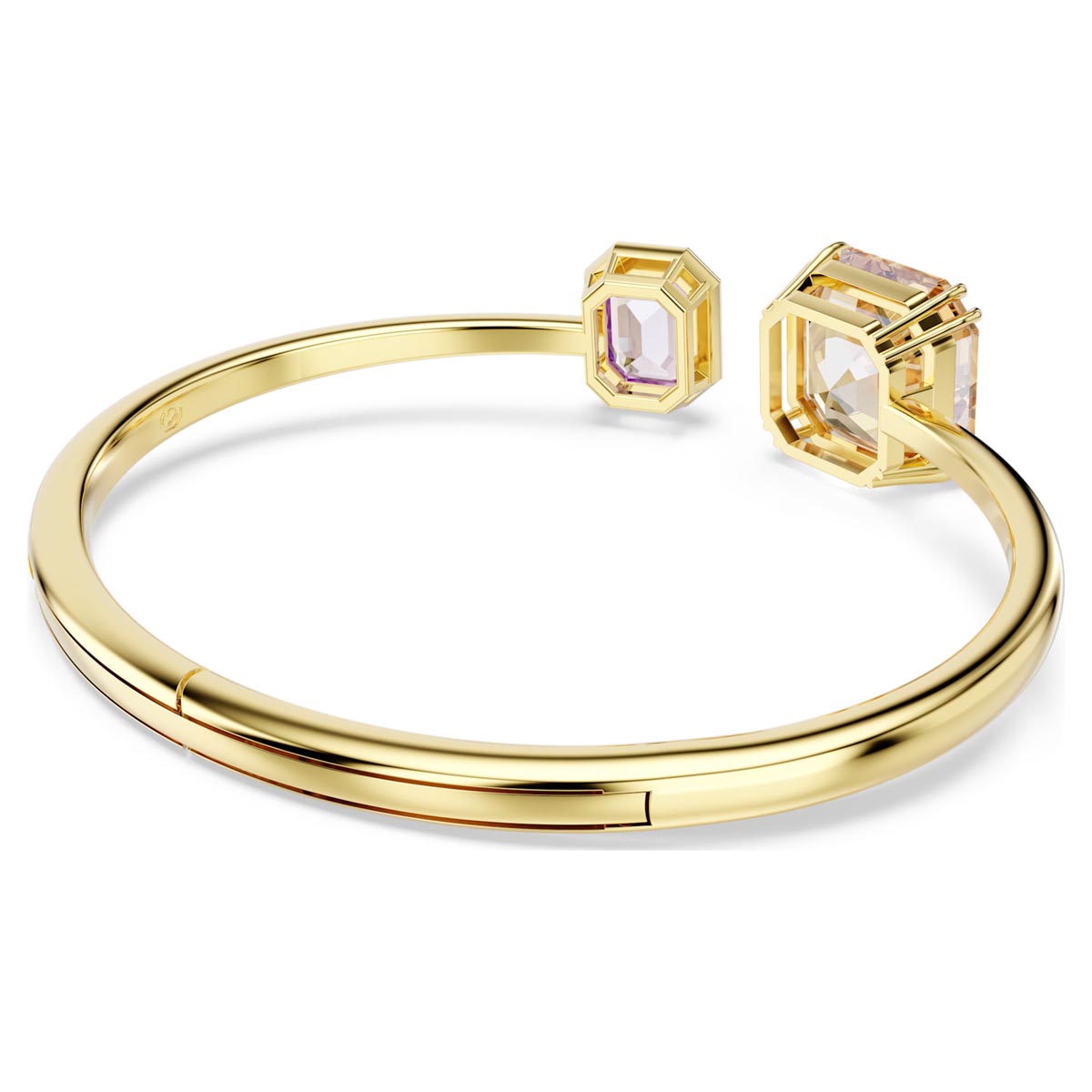 Swarovski Millenia Bangle Bracelet in Yellow Tone Metal