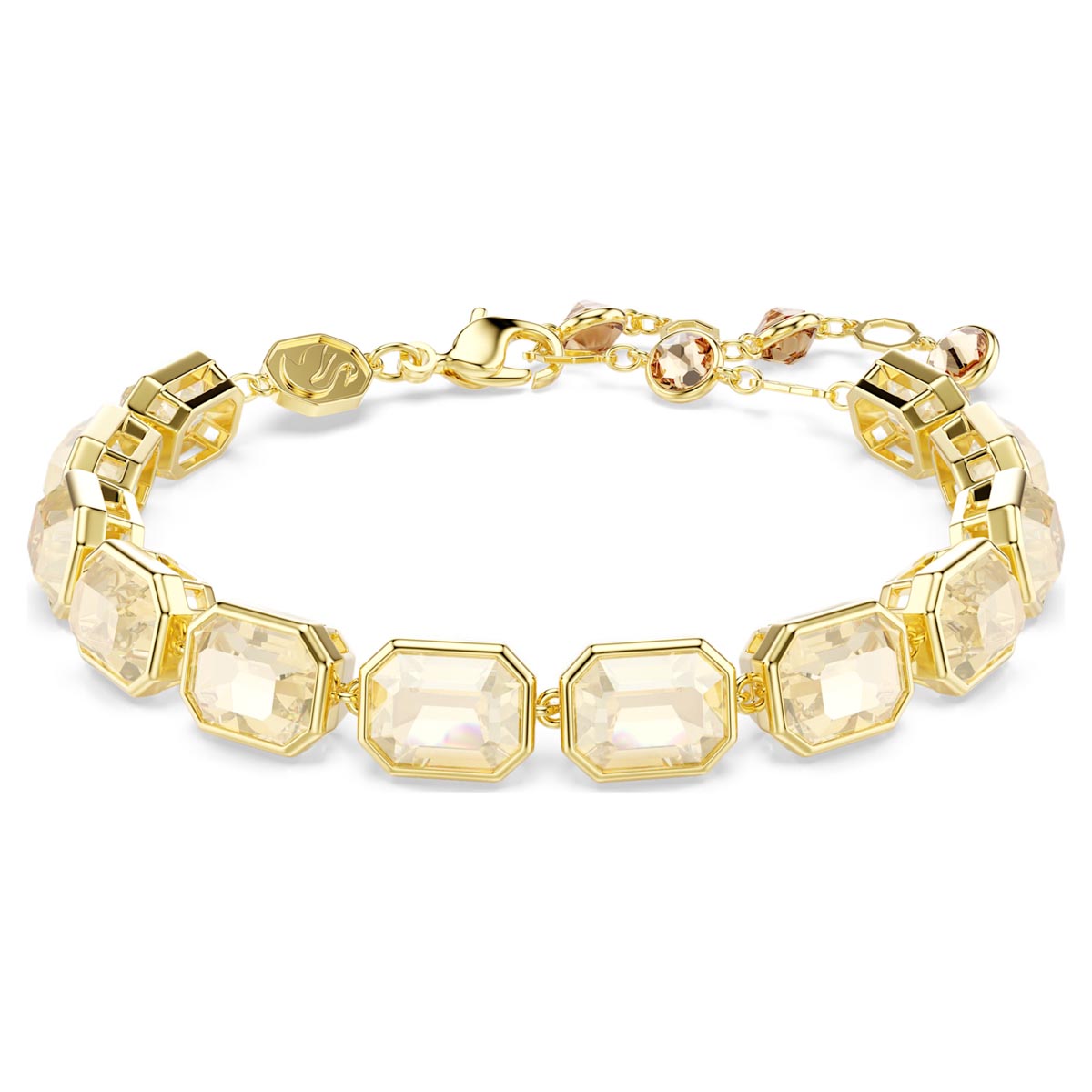 Swarovski Millenia Bracelet in Yellow Tone Plate