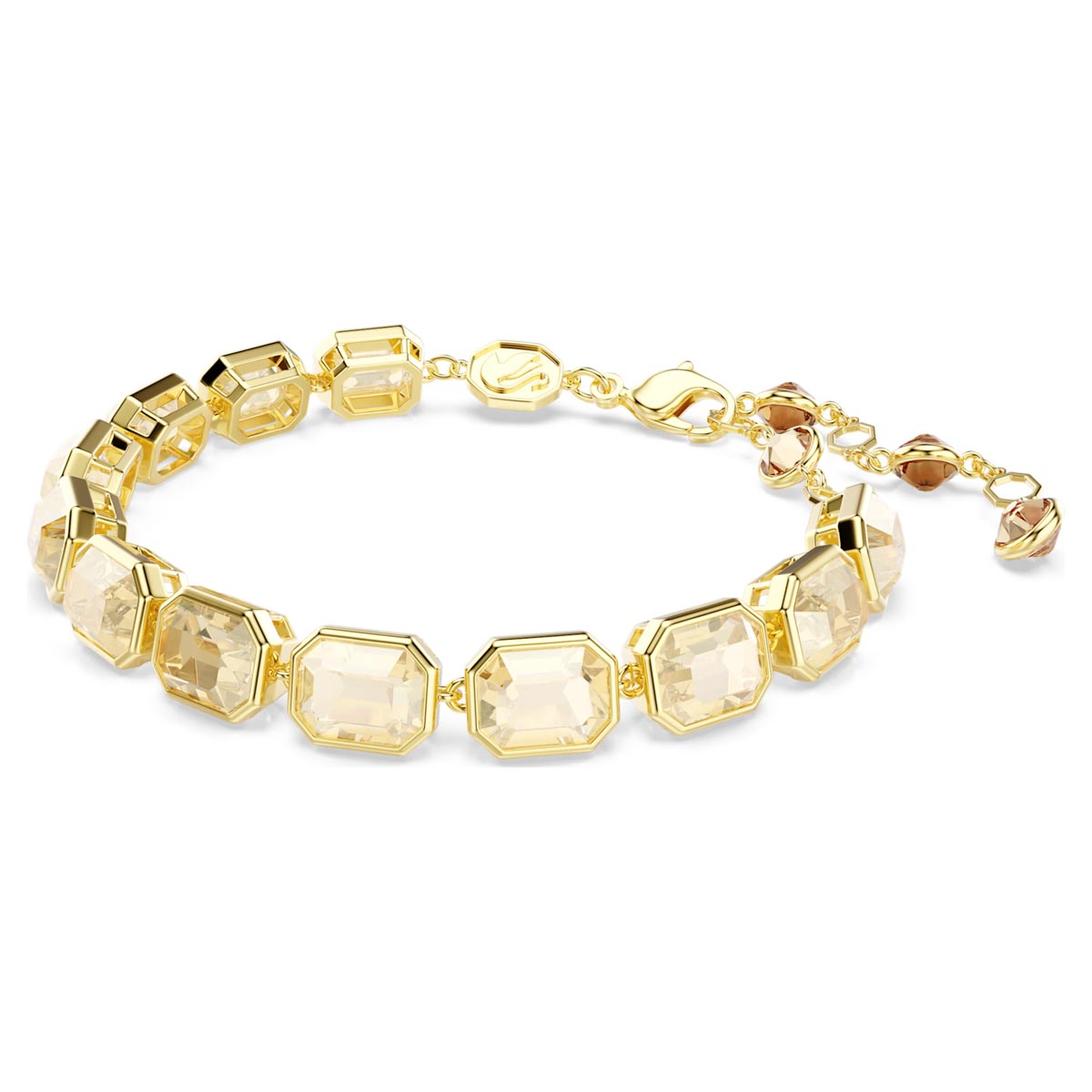 Swarovski Millenia Bracelet in Yellow Tone Plate