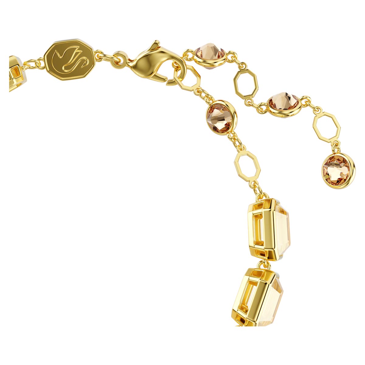 Swarovski Millenia Bracelet in Yellow Tone Plate