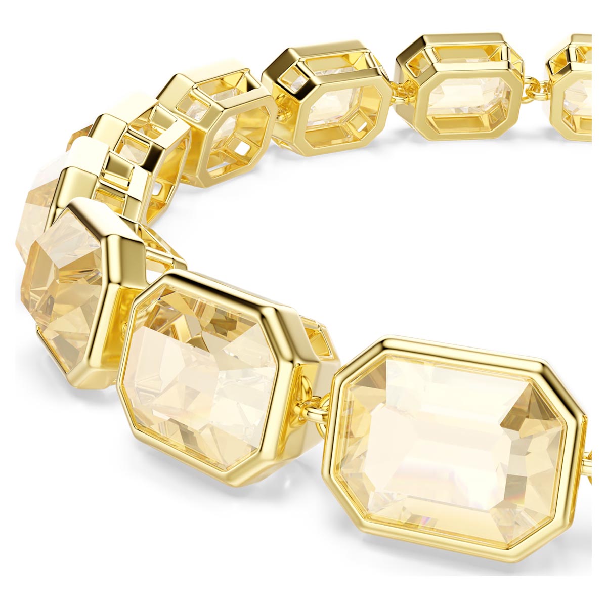 Swarovski Millenia Bracelet in Yellow Tone Plate