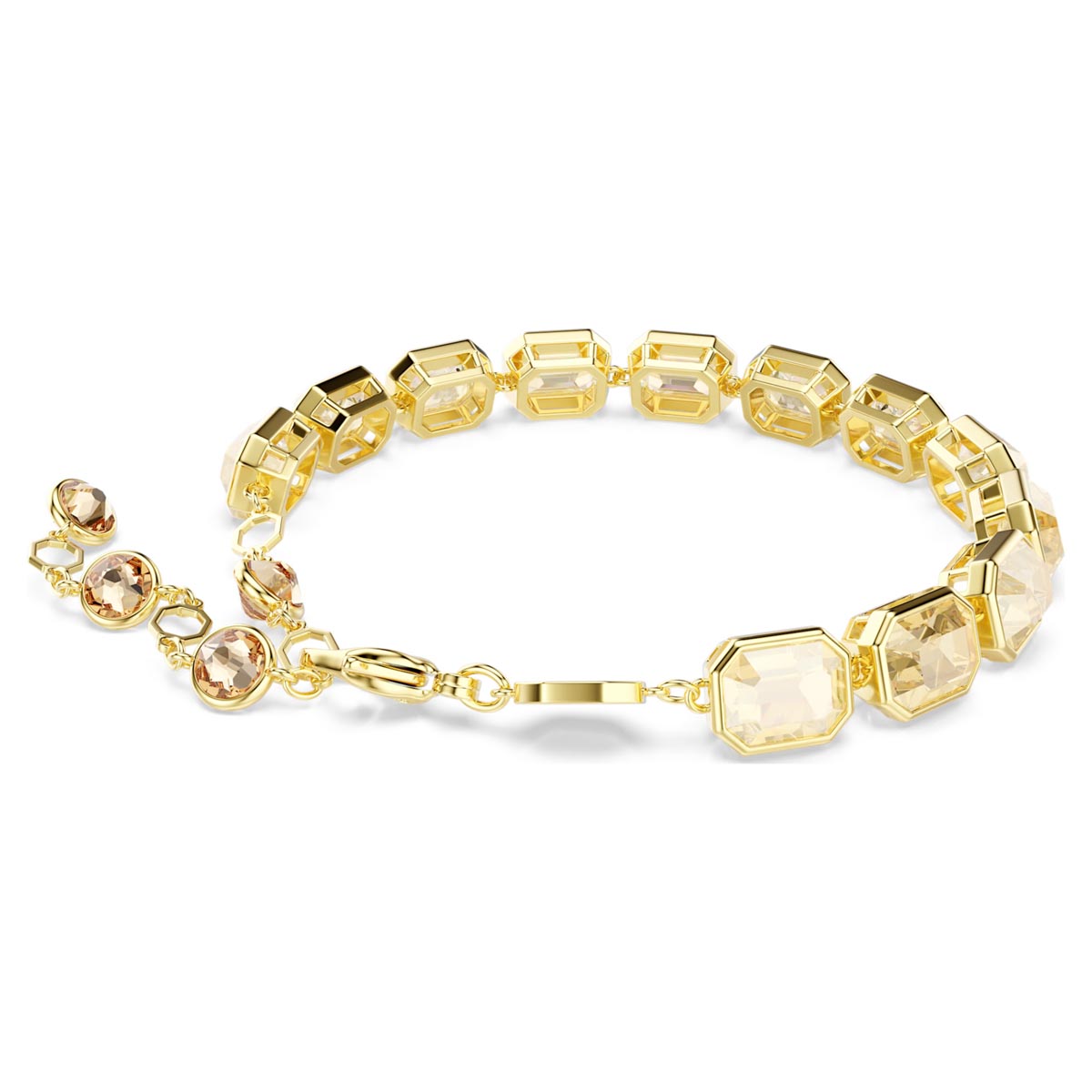 Swarovski Millenia Bracelet in Yellow Tone Plate