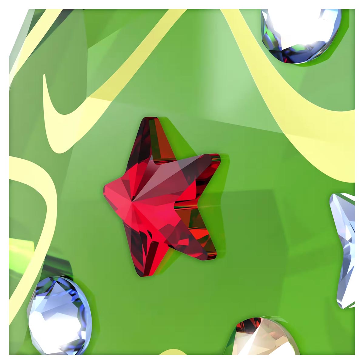 Swarovski Crystal Holiday Cheers Tree Ornament