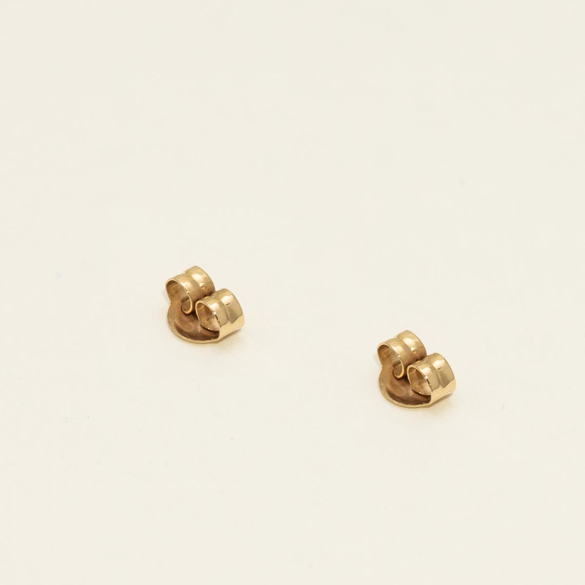 Parlé Emerald Cut Bicolor Tourmaline Stud Earrings in 14kt Yellow Gold