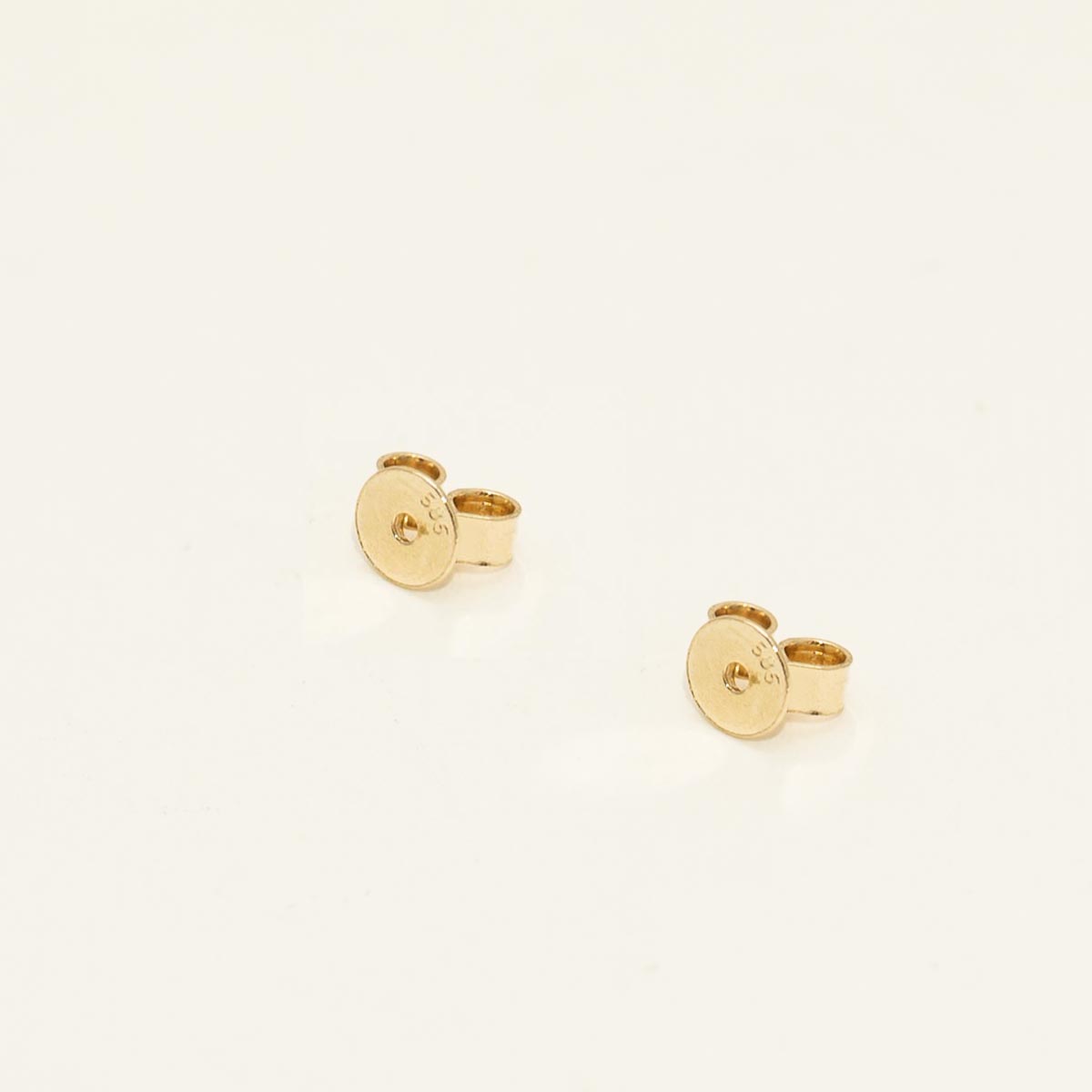 Parlé Cushion Cut Montana Sapphire Halo Stud Earrings in 14kt Yellow Gold with Diamonds (1/7ct tw)