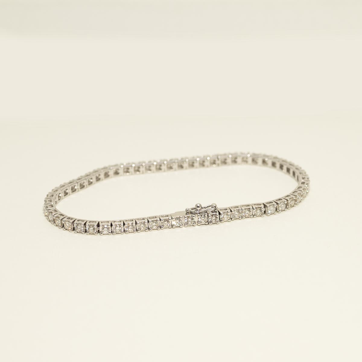 Diamond Tennis Bracelet in 14kt White Gold (3ct tw)