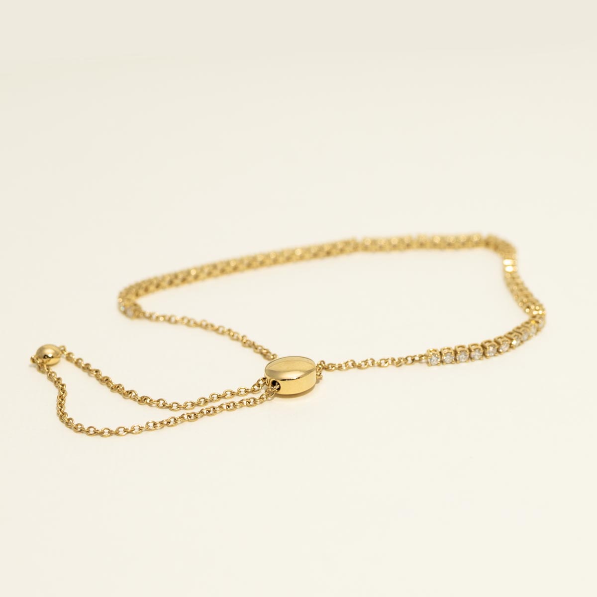 Memoire Essentials Diamond Bolo Bracelet in 18kt Yellow Gold (3/4ct tw)