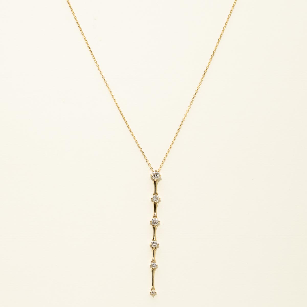 Memoire Cadence Diamond Necklace in 18kt Yellow Gold (1/4ct tw)
