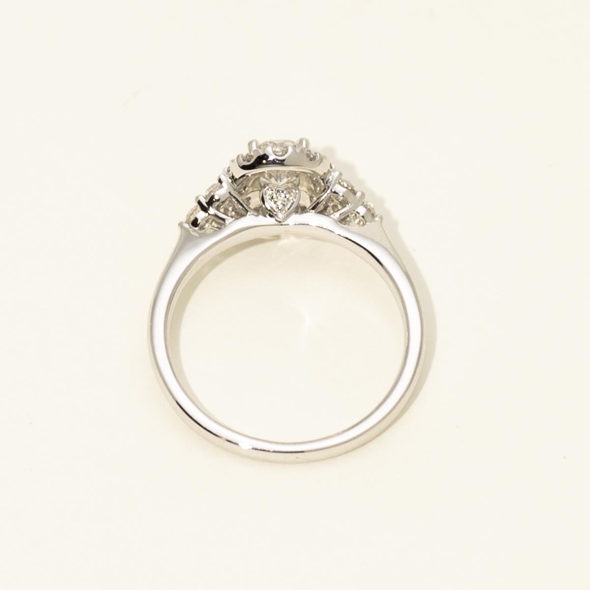 Diamond Halo Engagement Ring in 14kt White Gold (1ct tw)