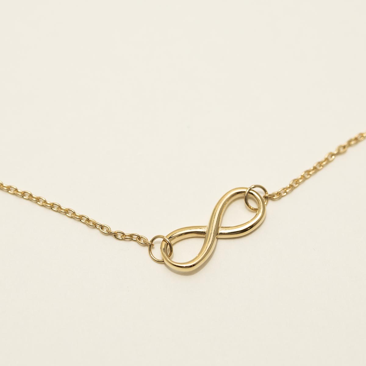 Infinity Ankle Bracelet in 10kt Yellow Gold (9-10 inches)