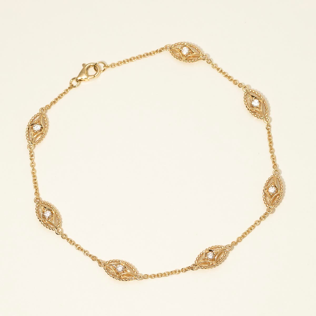 Diamond Bracelet in 14kt Yellow Gold (1/2ct tw)
