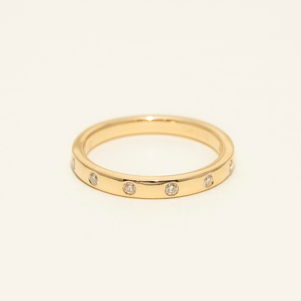 Diamond Wedding Band in 14kt Yellow Gold (1/10ct tw)
