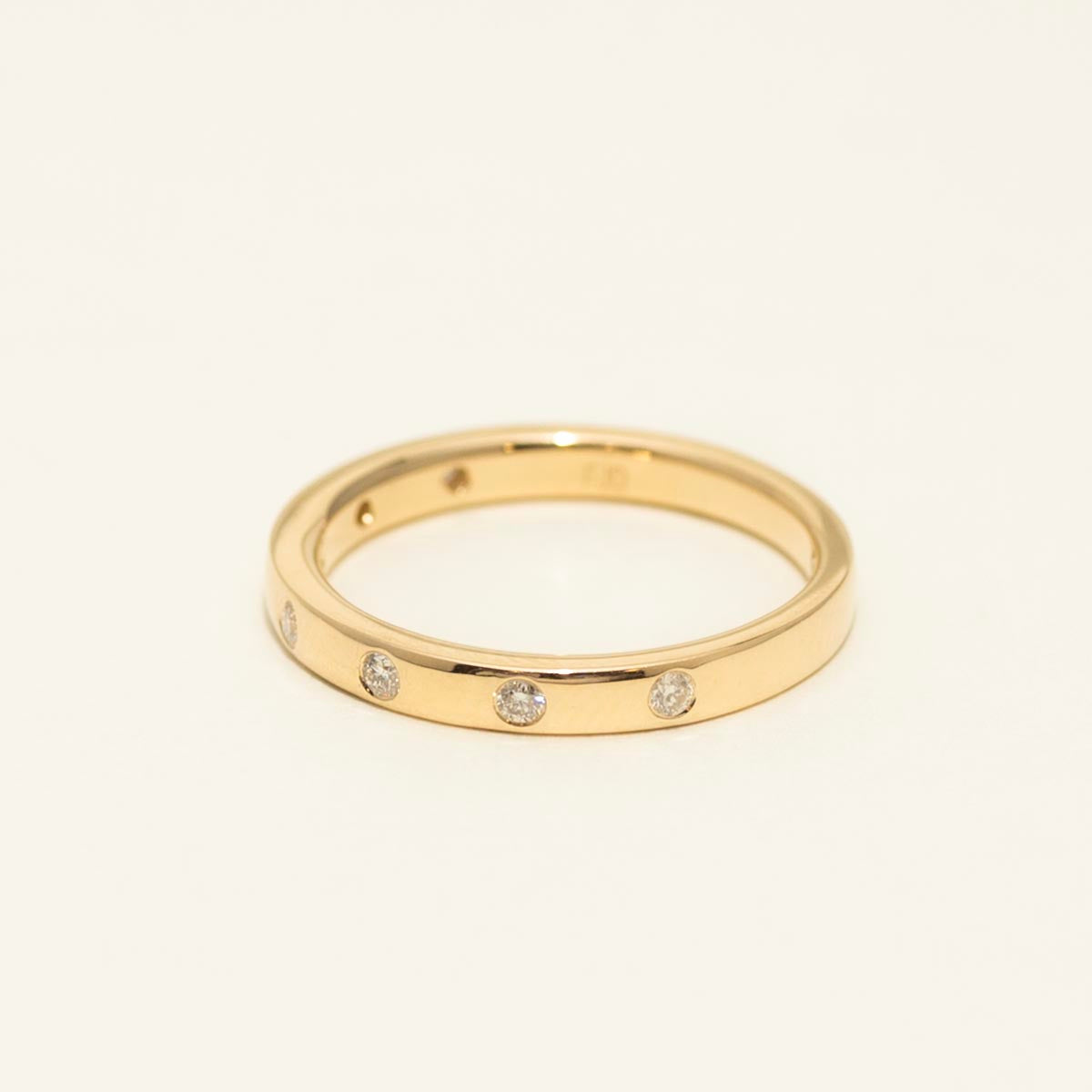 Diamond Wedding Band in 14kt Yellow Gold (1/10ct tw)