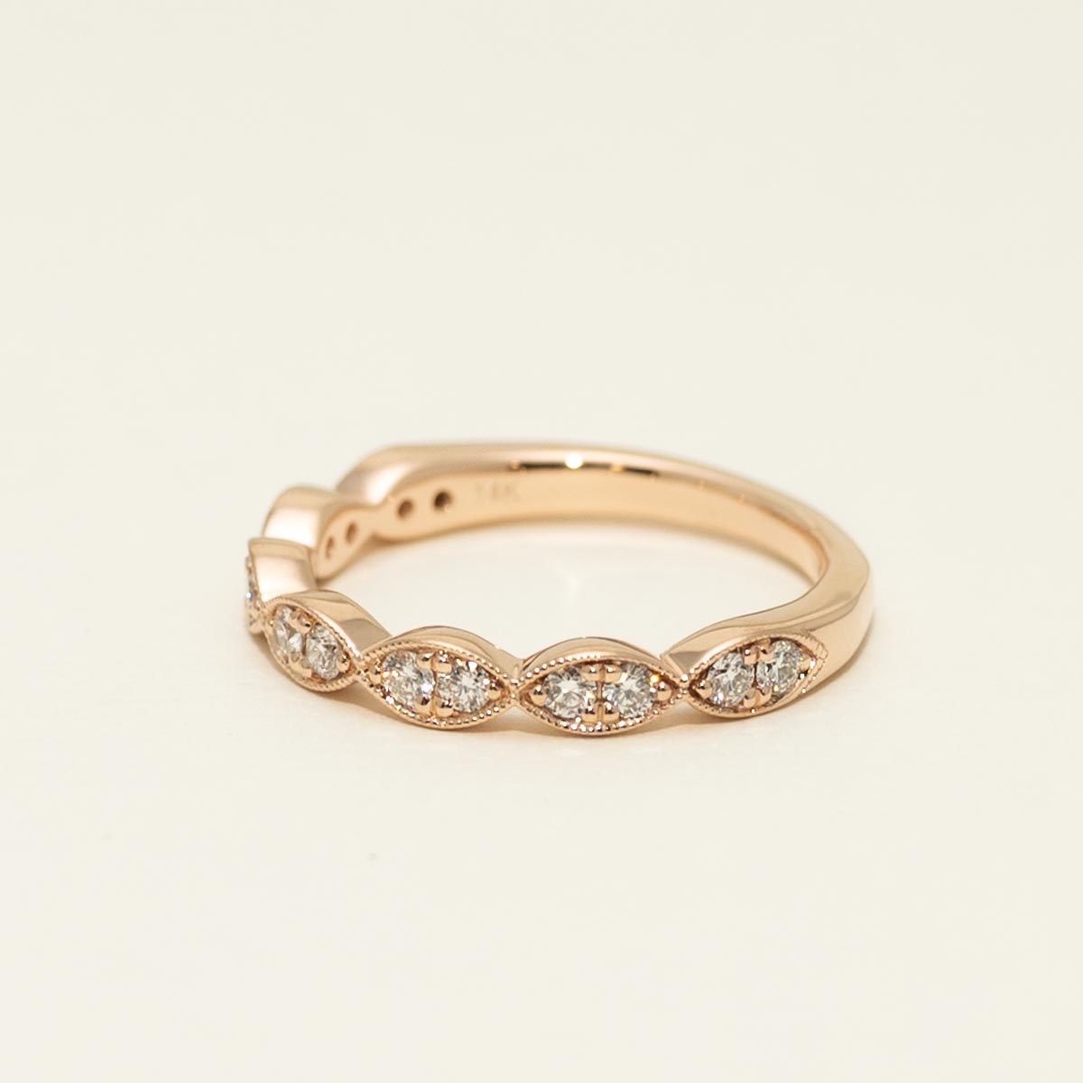 Diamond Wedding Band in 14kt Rose Gold (3/8ct tw)