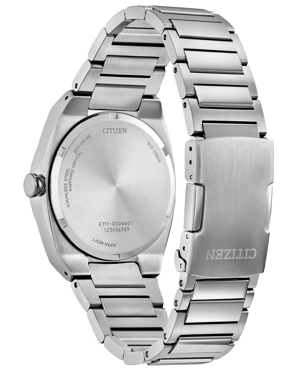 Citizen Sport Luxury Watch with Black Dial and Stainless Steel Bracelet (eco-drive movement)