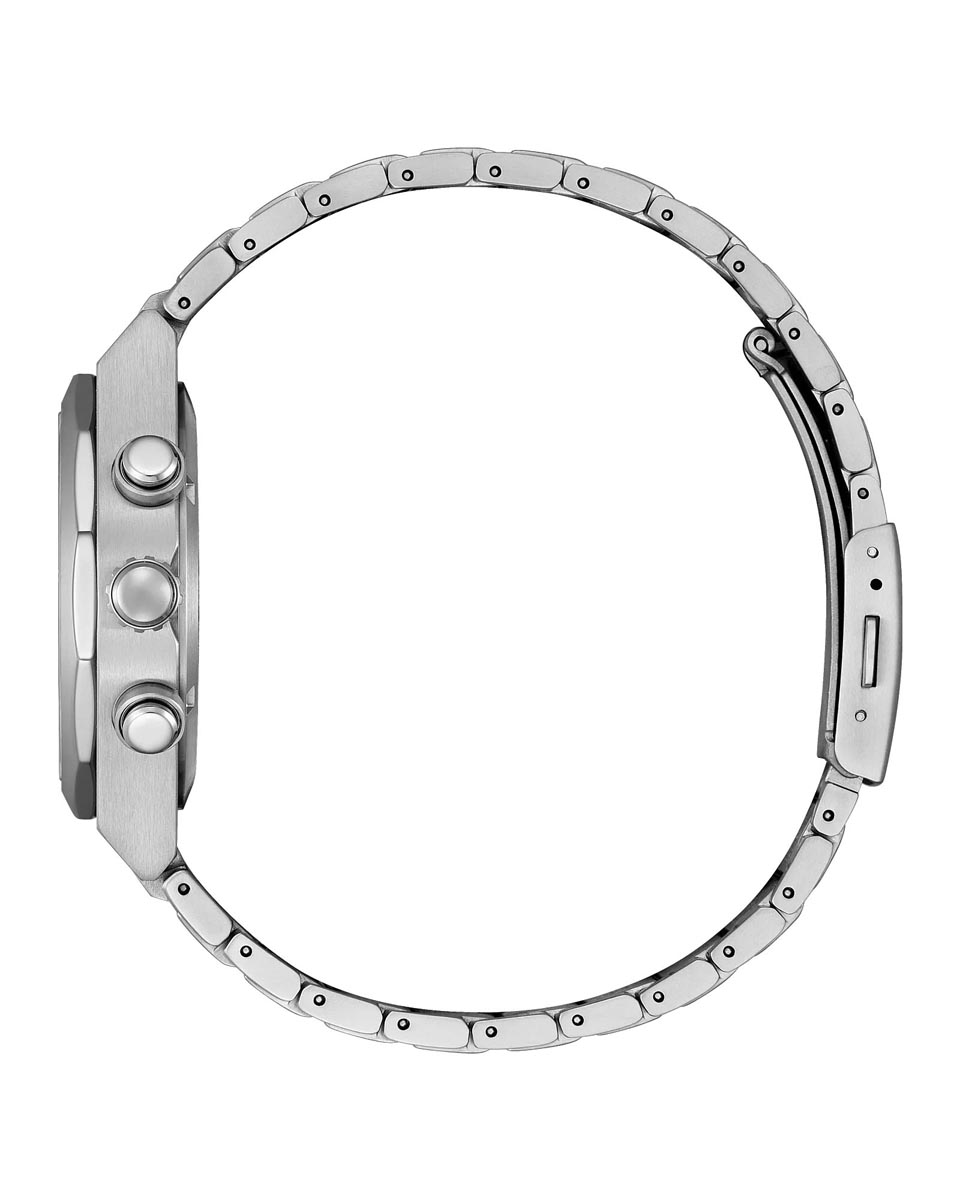 Citizen Zenshin Chronograph Watch with White Dial and Titanium Bracelet (eco-drive movement)