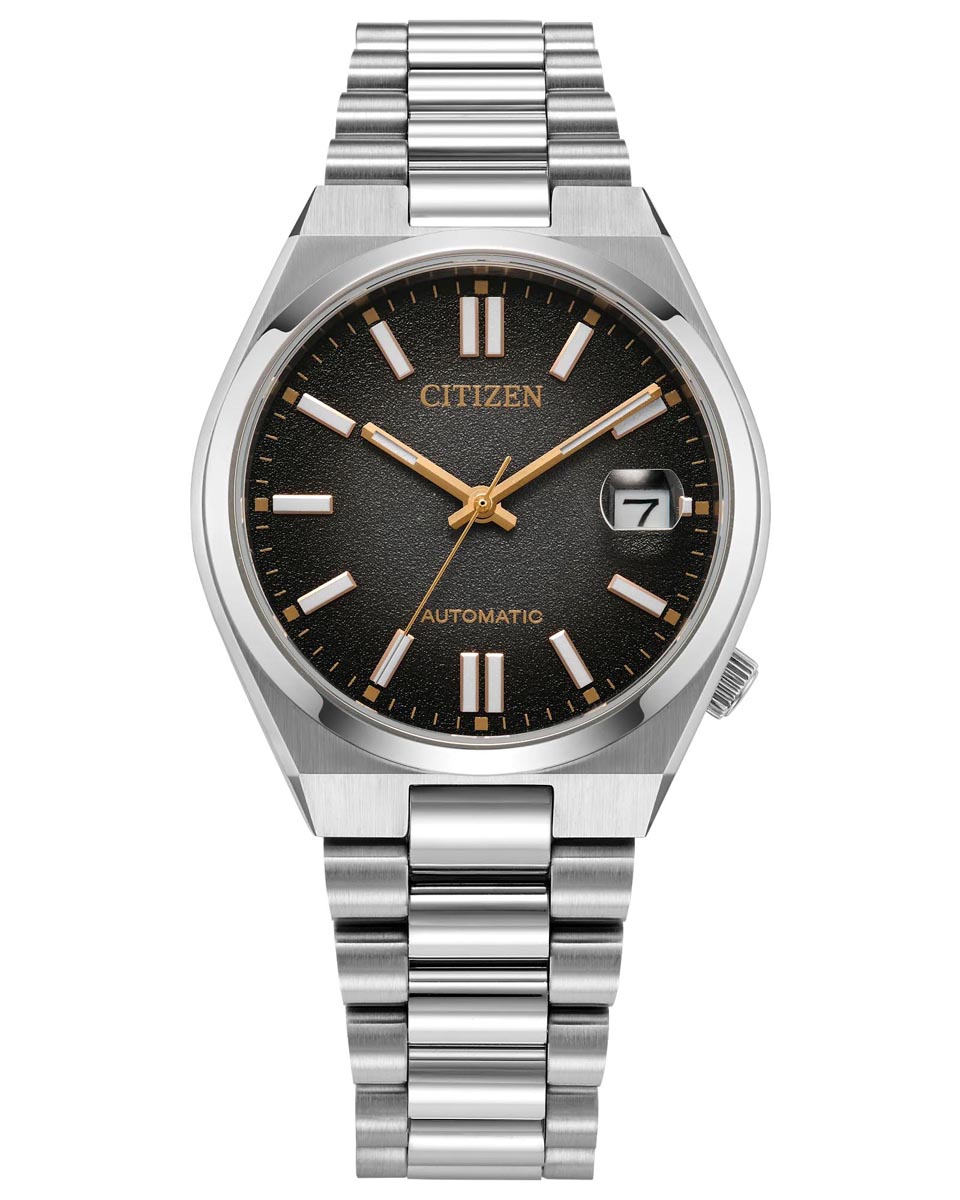 Citizen Limited Edition Tsuyosa Watch with Black Dial and Stainless Steel Bracelet (automatic movement)