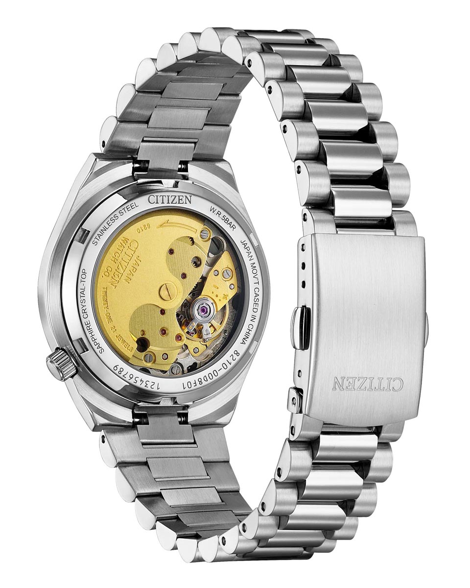 Citizen Limited Edition Tsuyosa Watch with Black Dial and Stainless Steel Bracelet (automatic movement)