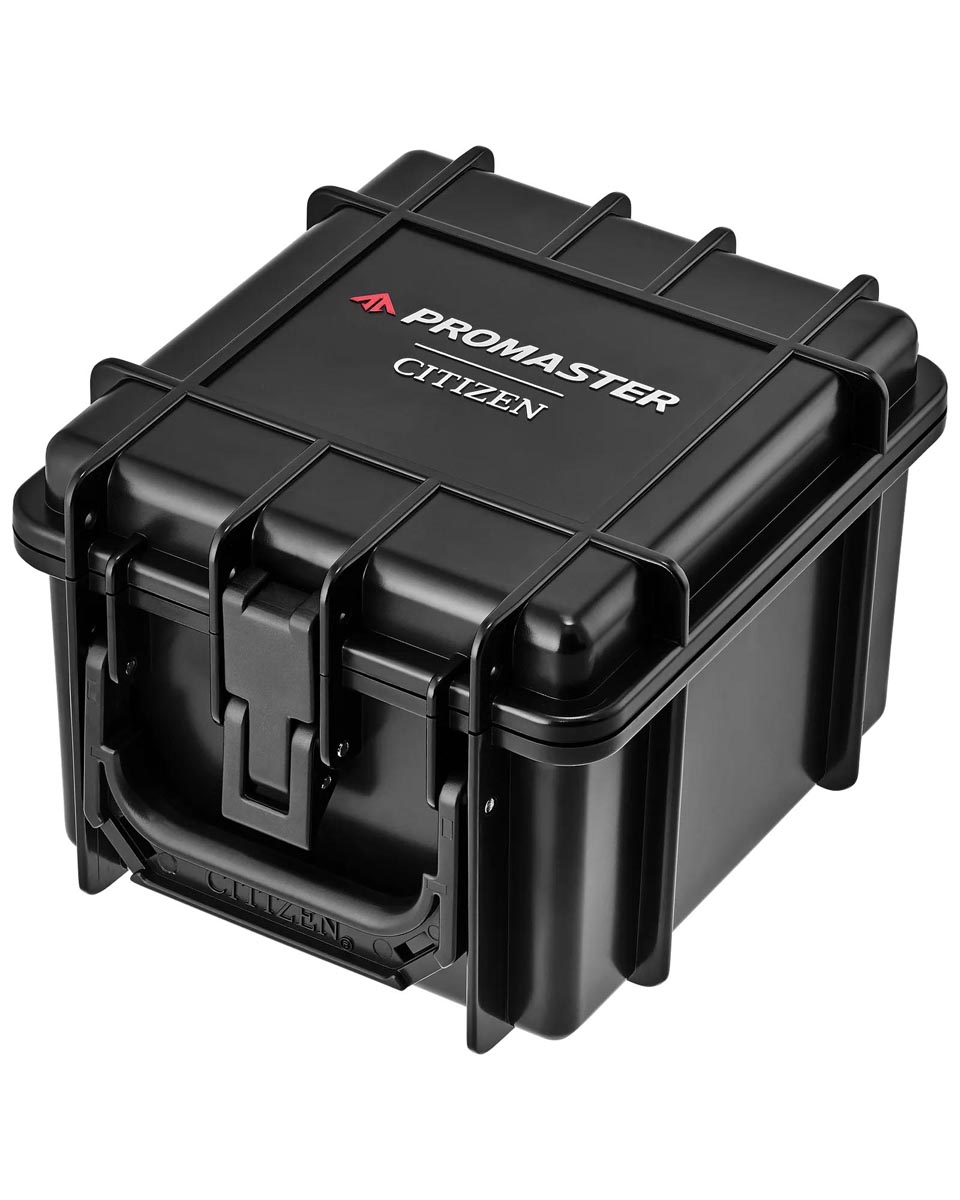 Citizen Promaster Skyhawk U830 Chronograph Watch with Black Dial and Gray Stainless Steel Bracelet (eco-drive movement)