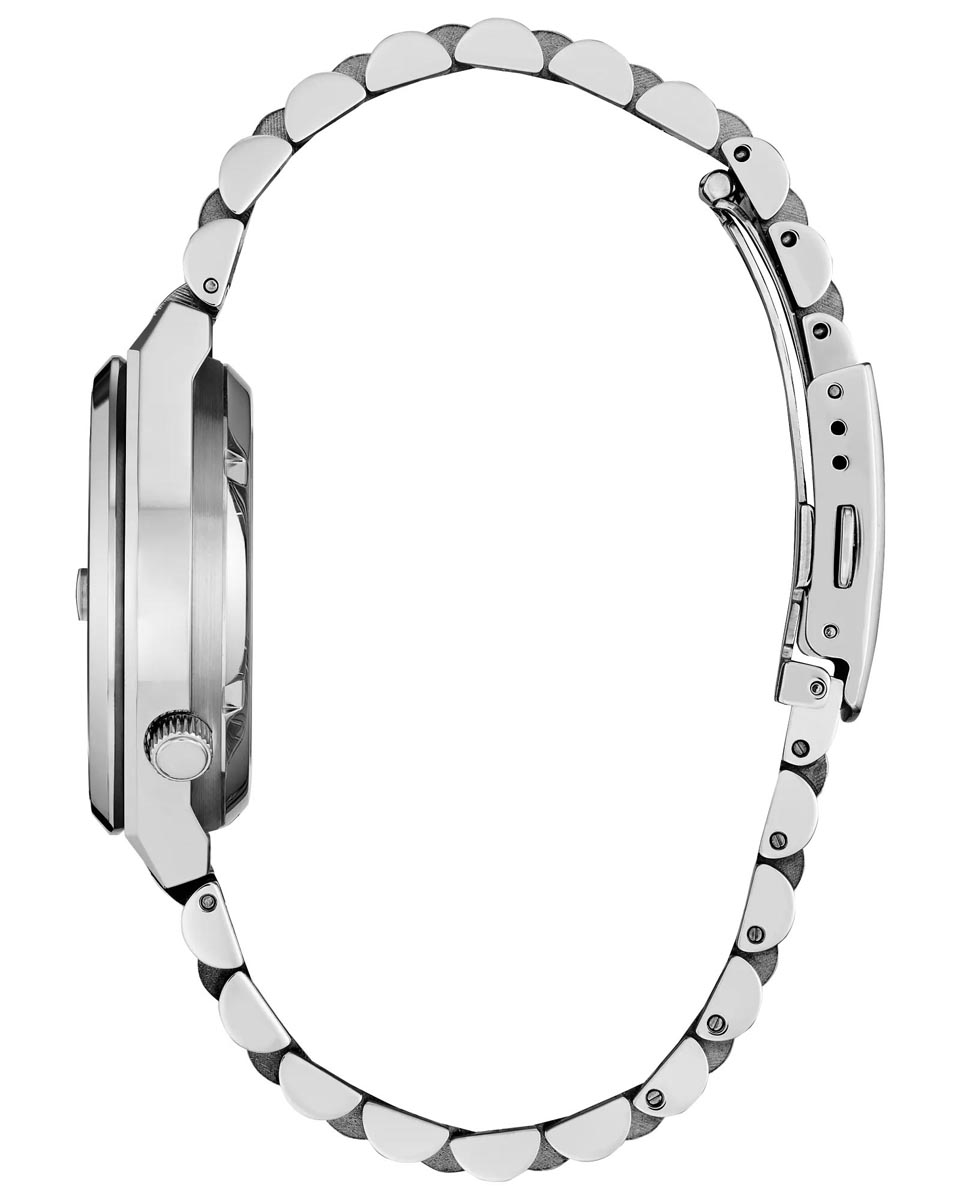 Citizen Tsuyosa Watch with Purple Dial and Stainless Steel Bracelet (automatic movement)