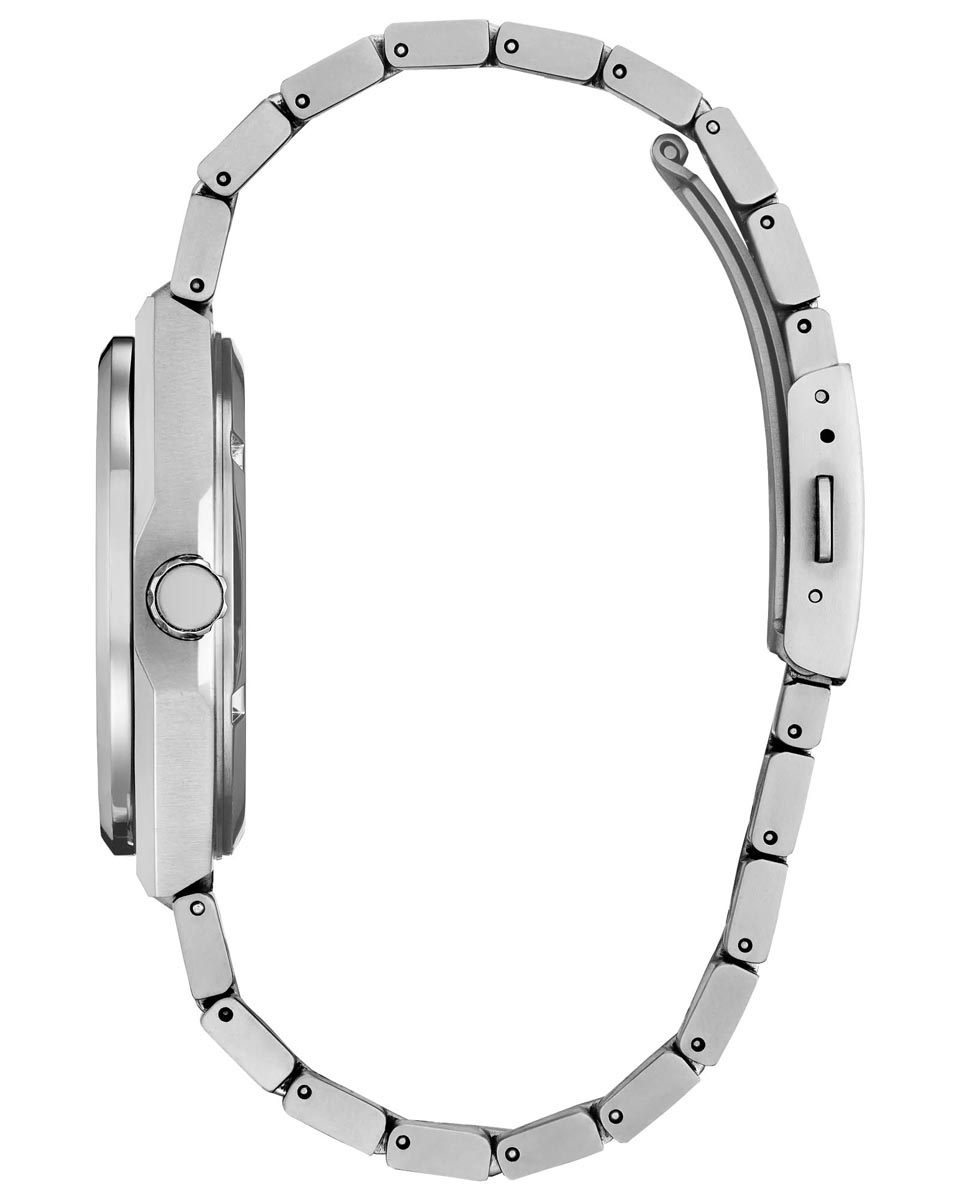 Citizen Zenshin Watch with White Dial and Titanium Bracelet (ecodrive movement)