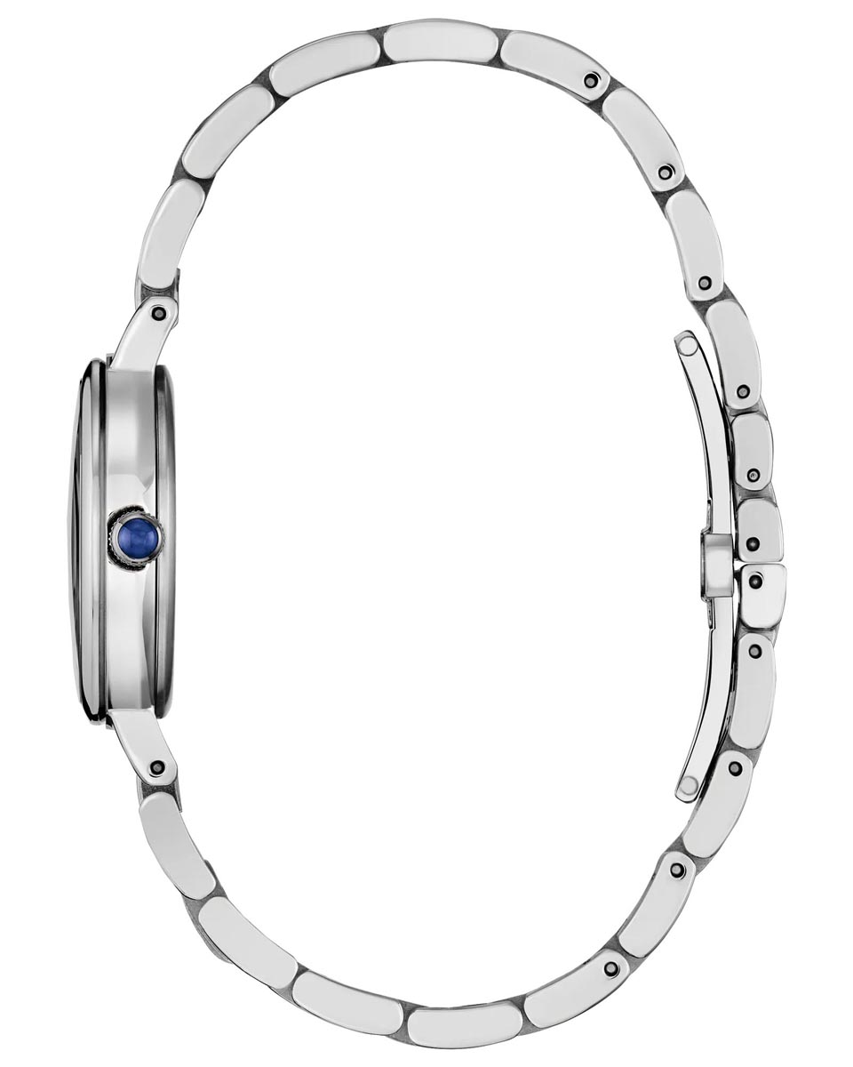 Citizen Classic Watch with Black Dial and Stainless Steel Bracelet (eco-drive movement)