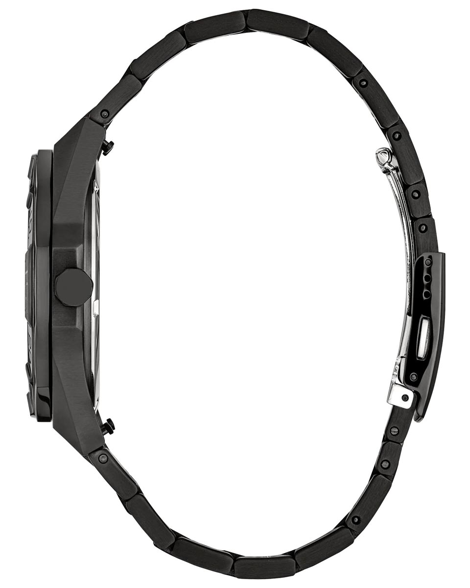 Citizen Brycen Watch with Black Dial and Black Stainless Steel Bracelet (eco-drive movement)