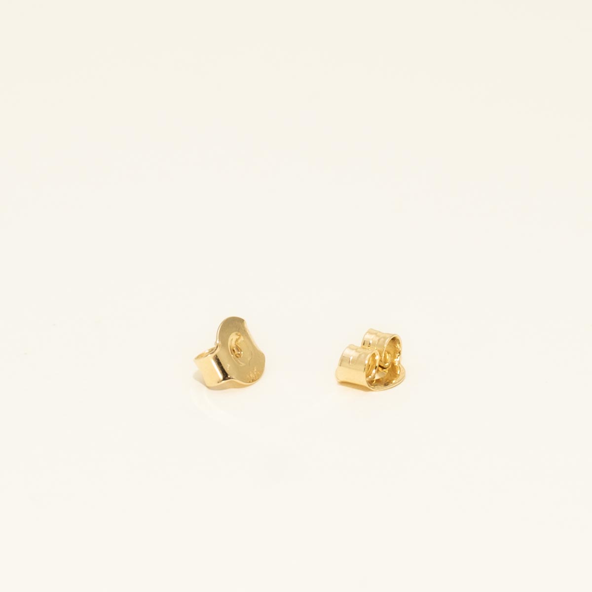 Oval Emerald Earrings in 14kt Yellow Gold with Diamonds (1/4ct tw)