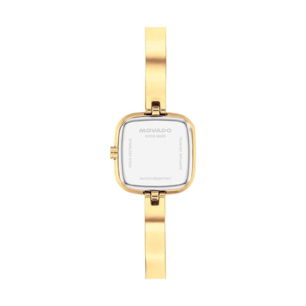 Movado Museum Bangle Watch with Champagne Dial and Yellow Stainless Steel Bracelet (22mm and quartz movement)