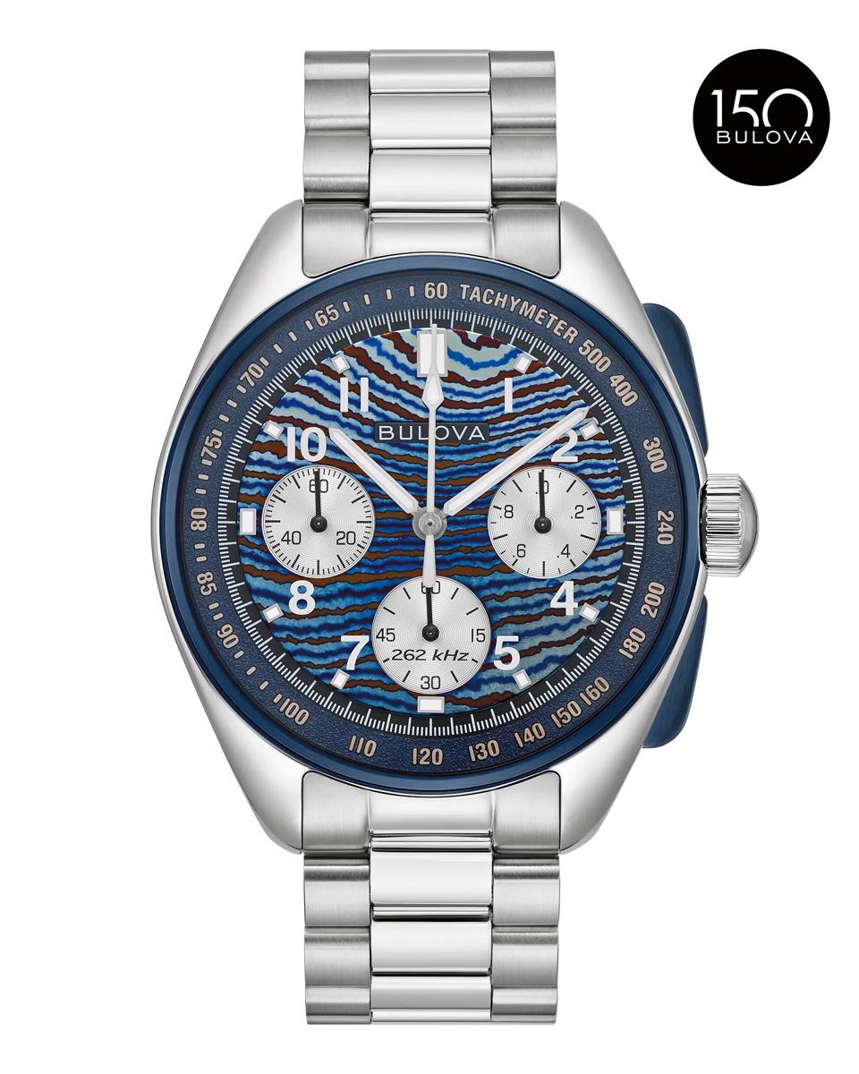 Bulova Limited Edition Lunar Pilot Watch with Timascus Dial and Bracelet (quartz movement)