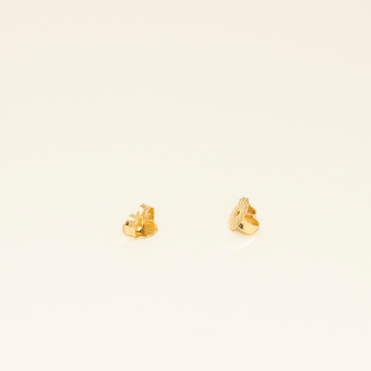 Pear Shaped Tanzanite Drop Earrings in 14kt Yellow Gold with Diamonds (1/20ct tw)