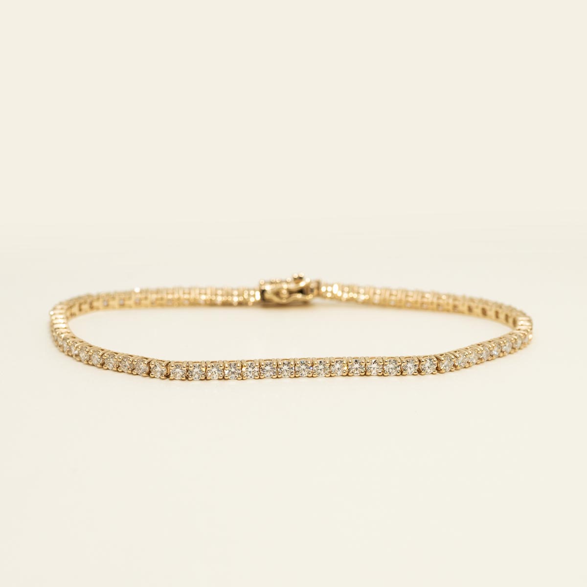 Diamond Tennis Bracelet in 14kt Yellow Gold (3 3/8ct tw)