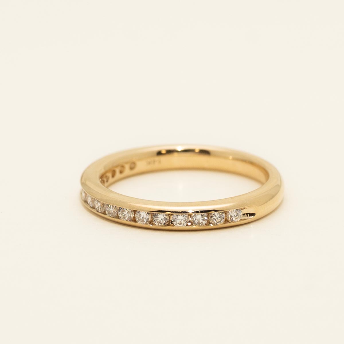 Diamond Channel Band in 14kt Yellow Gold (1/3ct tw)