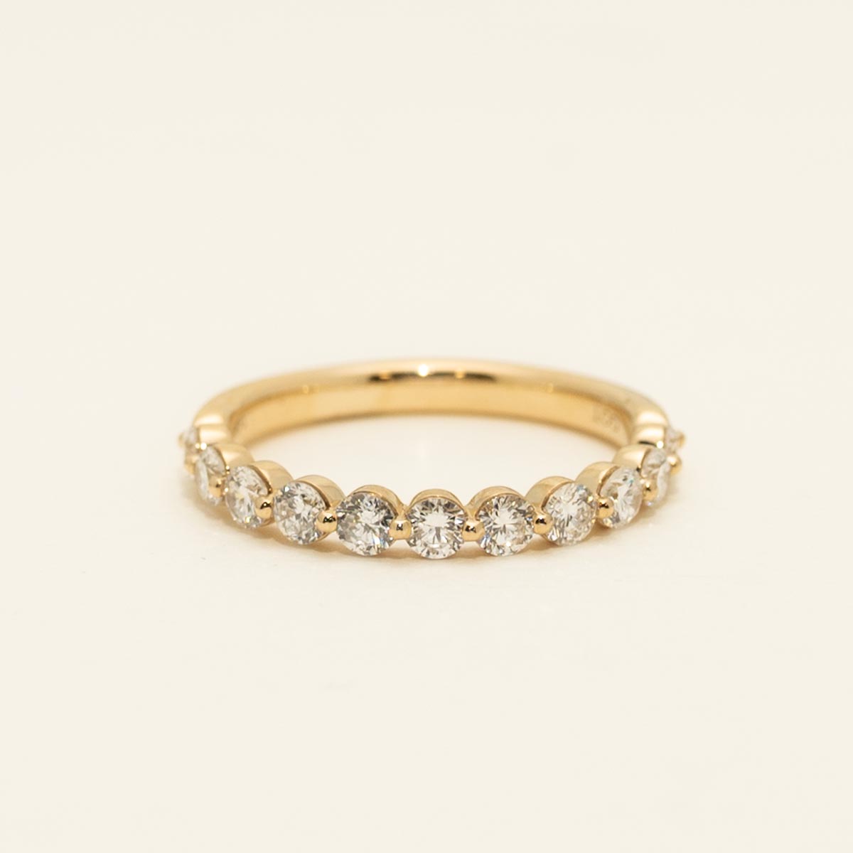 Single Prong Diamond Wedding Band in 14kt White Gold (1/2ct tw)