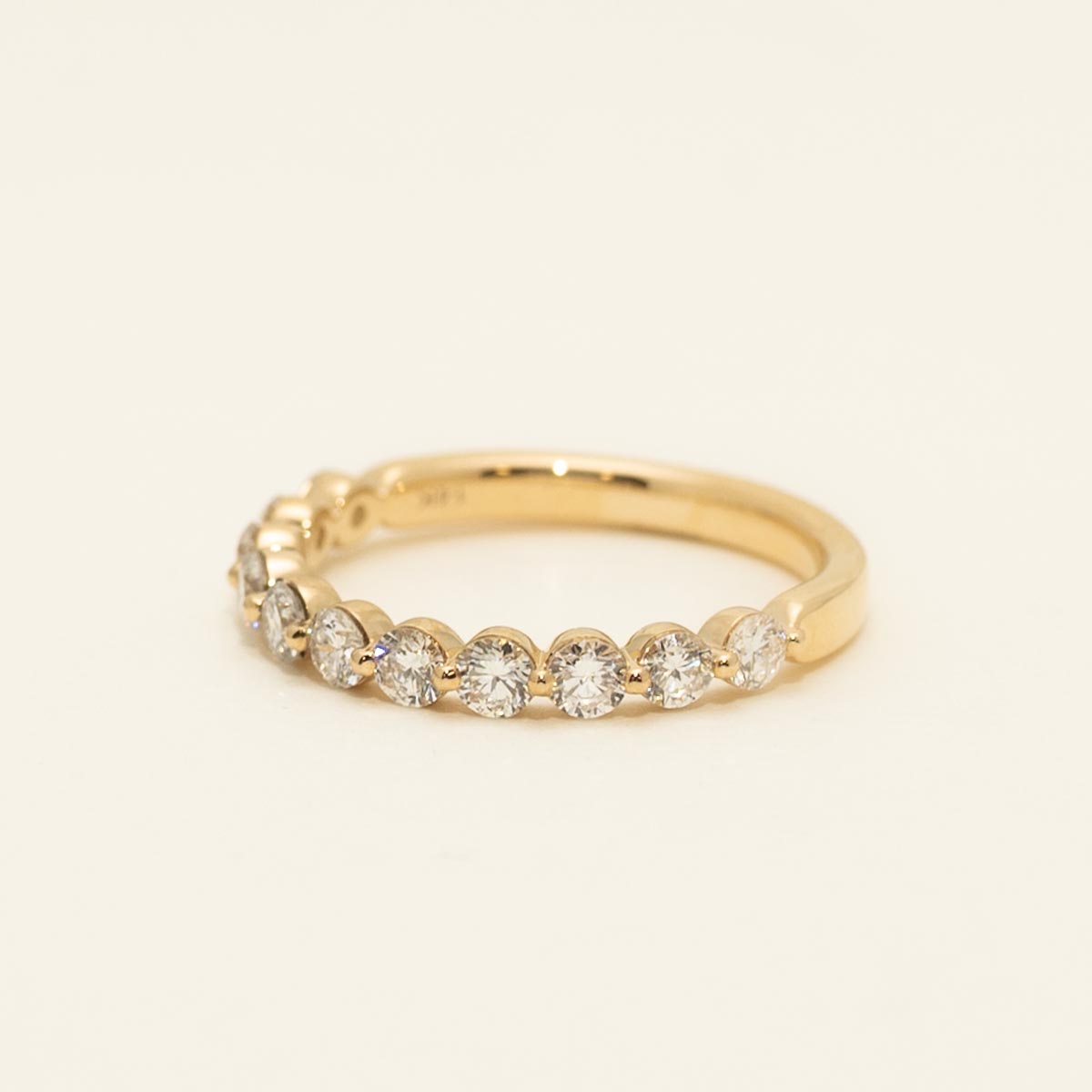 Single Prong Diamond Wedding Band in 14kt White Gold (1/2ct tw)