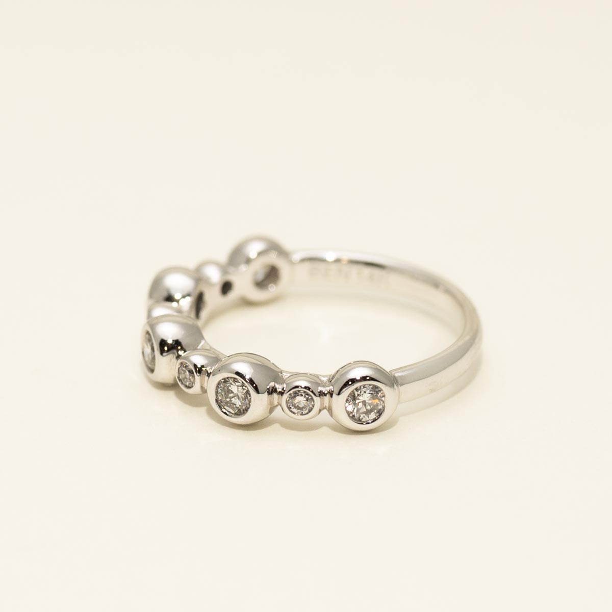 Diamond Bezel Band in 14kt White Gold (3/8ct tw)