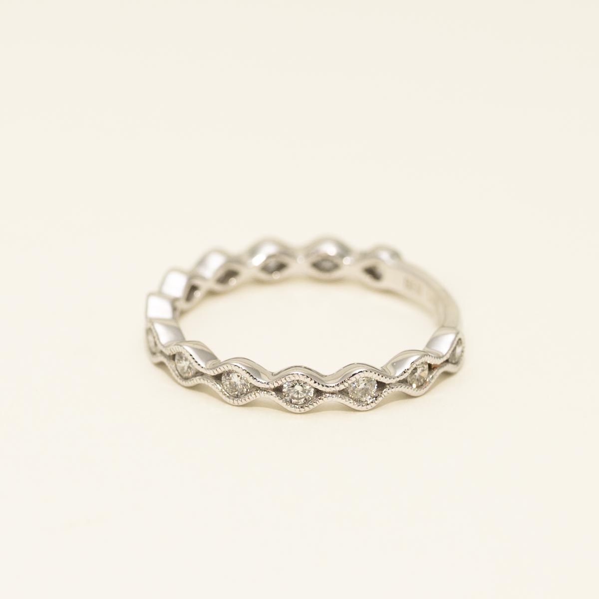 Diamond Channel Band in 14kt White Gold (1/3ct tw)