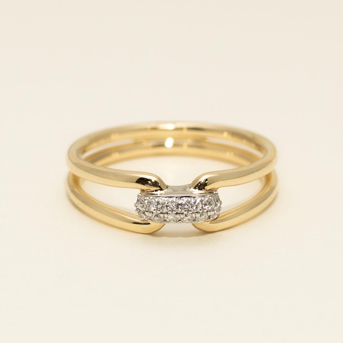 Diamond Fashion Ring in 14kt Yellow Gold (1/10ct tw)