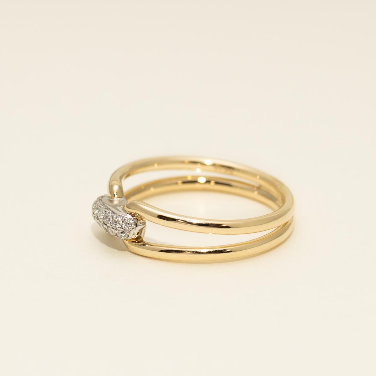 Diamond Fashion Ring in 14kt Yellow Gold (1/10ct tw)