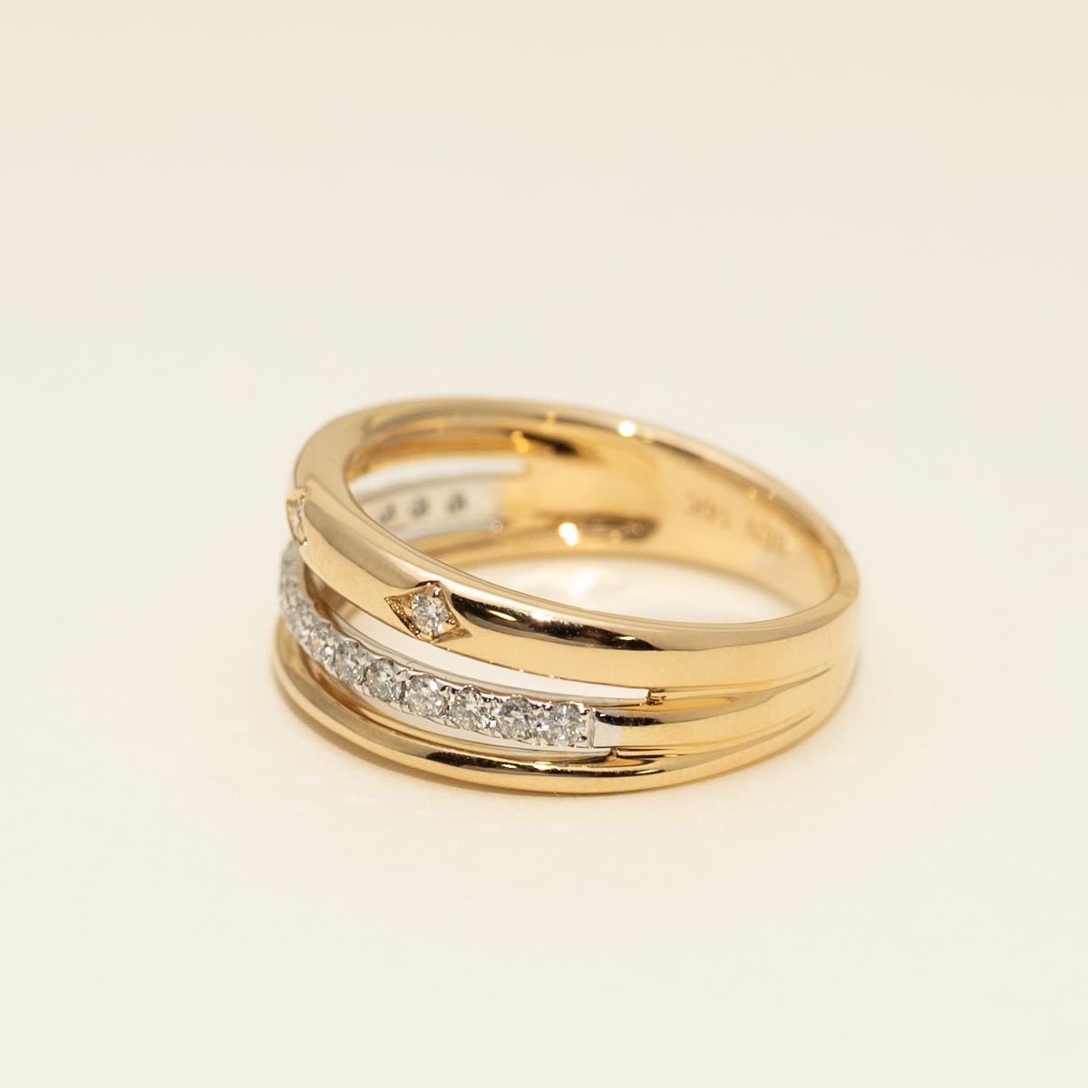 Diamond Fashion Ring in 14kt Yellow Gold (1/4ct tw)