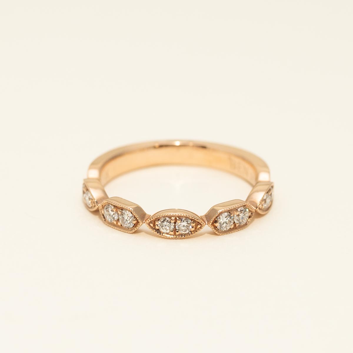 Diamond Band in 14kt Rose Gold (1/4ct tw)
