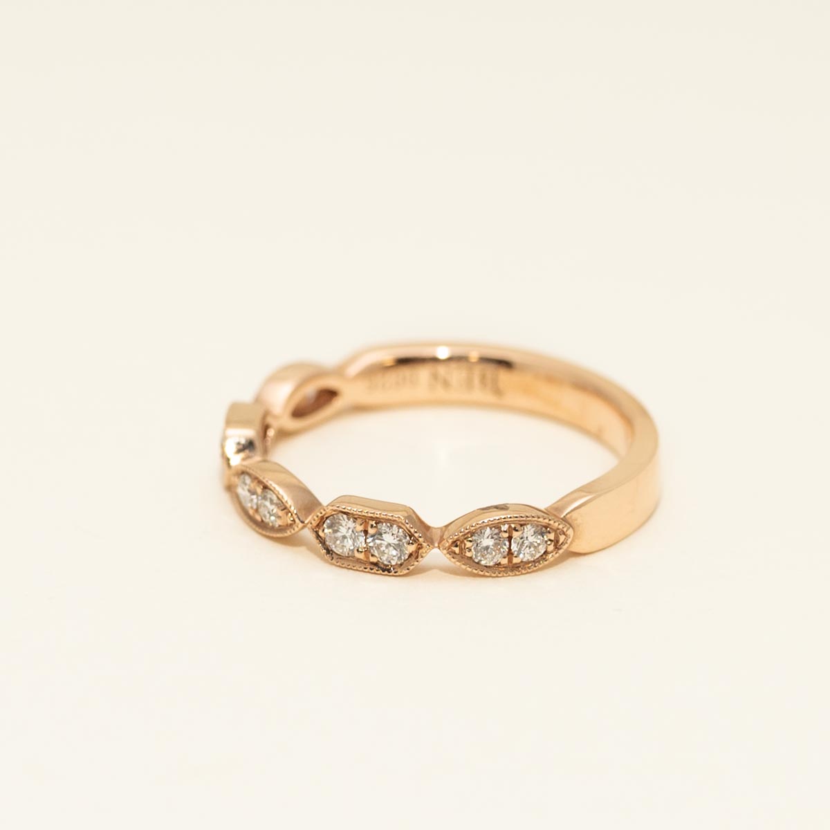 Diamond Band in 14kt Rose Gold (1/4ct tw)